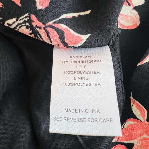 DR2 Daniel Rainn Nordstrom One Shoulder Dress A line Floral lightweight Sz M - Picture 11 of 13